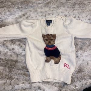Kids teddy bear Polo sweater